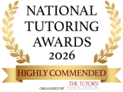 National Tutoring Awards 2026 Highly Commended Badge
